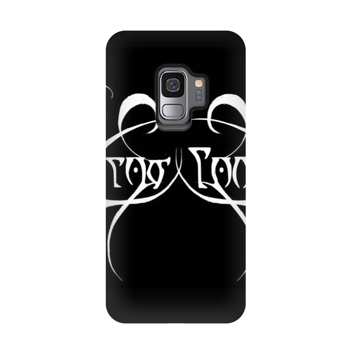 Galaxy S9 StrongFit Slow Love metallica font design black metal by Josie