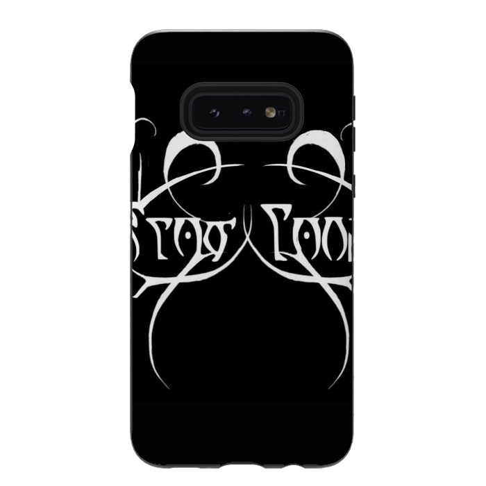 Galaxy S10e StrongFit Slow Love metallica font design black metal by Josie