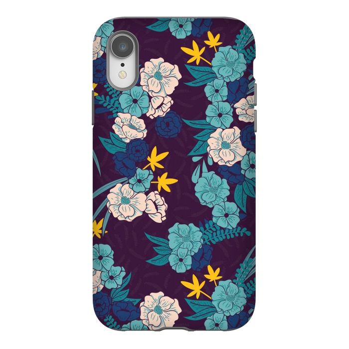 iPhone Xr StrongFit Blue Garden 001 by Jelena Obradovic