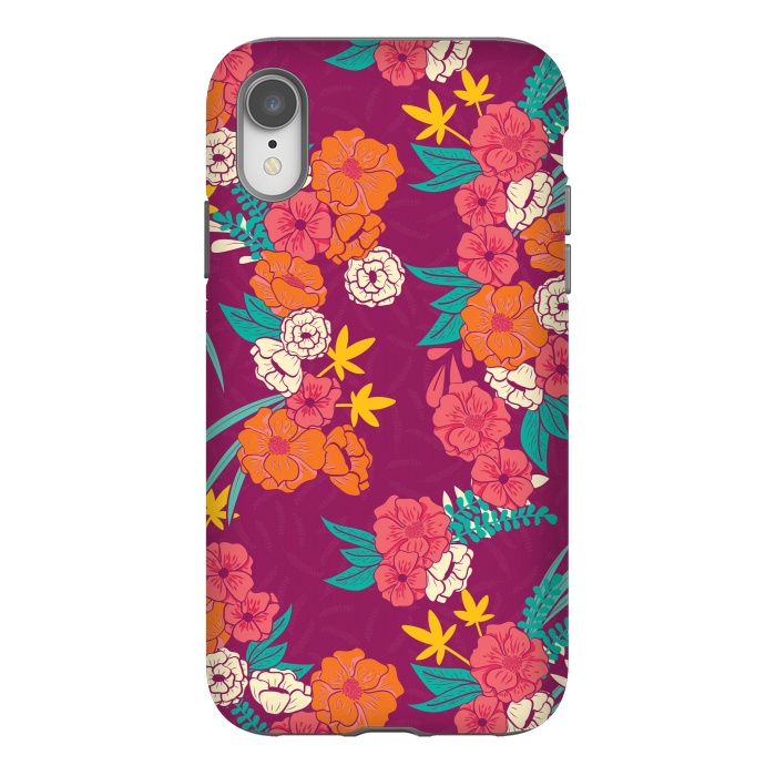 iPhone Xr StrongFit Vibrant Garden 002 by Jelena Obradovic