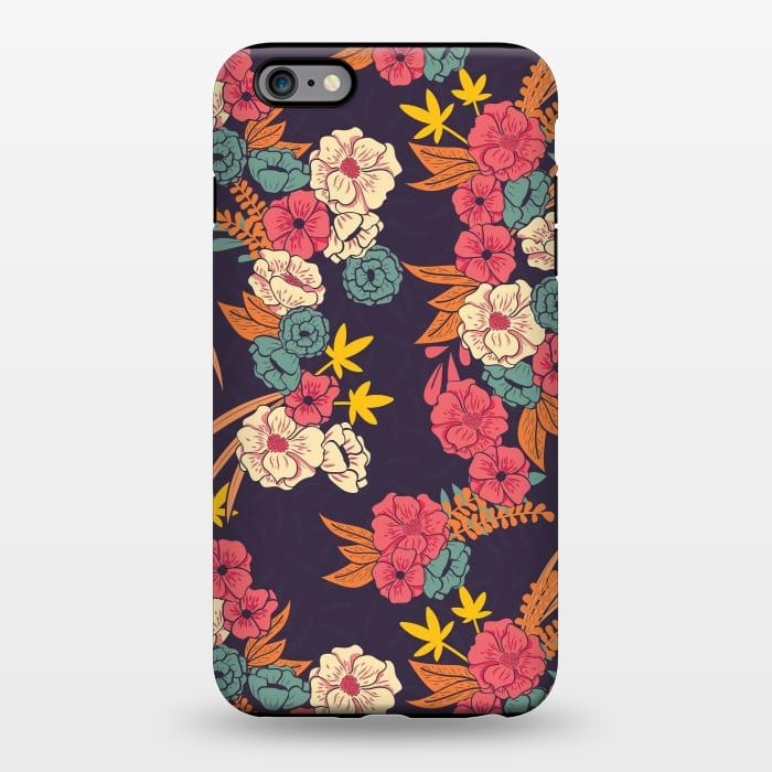 iPhone 6/6s plus StrongFit Dark Floral Garden 003 by Jelena Obradovic