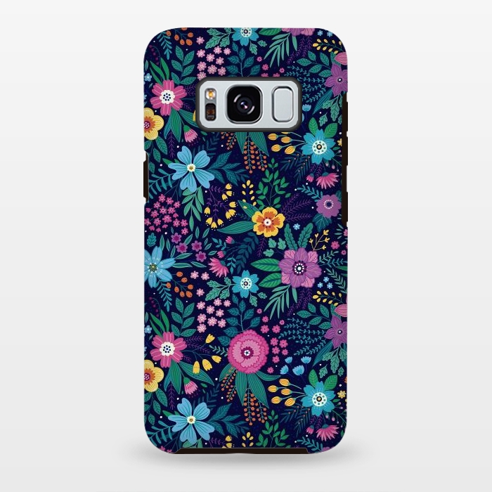Galaxy S8 plus StrongFit Floral Design Pattern by ArtsCase
