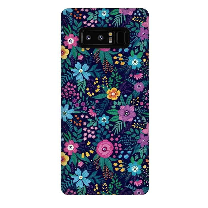 Galaxy Note 8 StrongFit Floral Design Pattern by ArtsCase