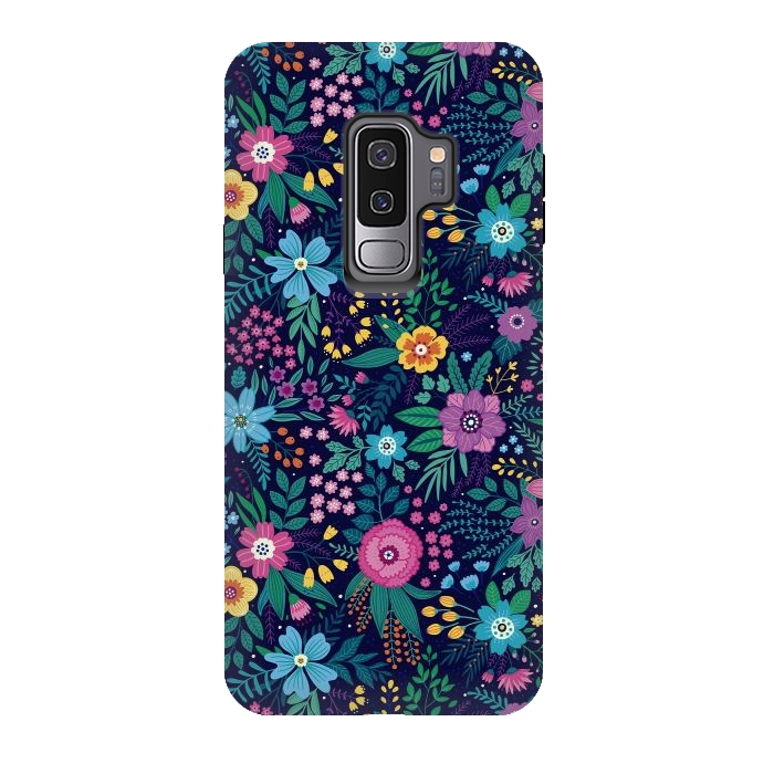 Galaxy S9 plus StrongFit Floral Design Pattern by ArtsCase