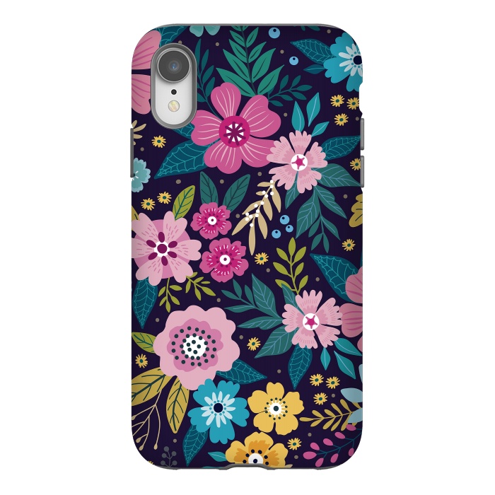 iPhone Xr StrongFit Floral Pattern Design VI  by ArtsCase