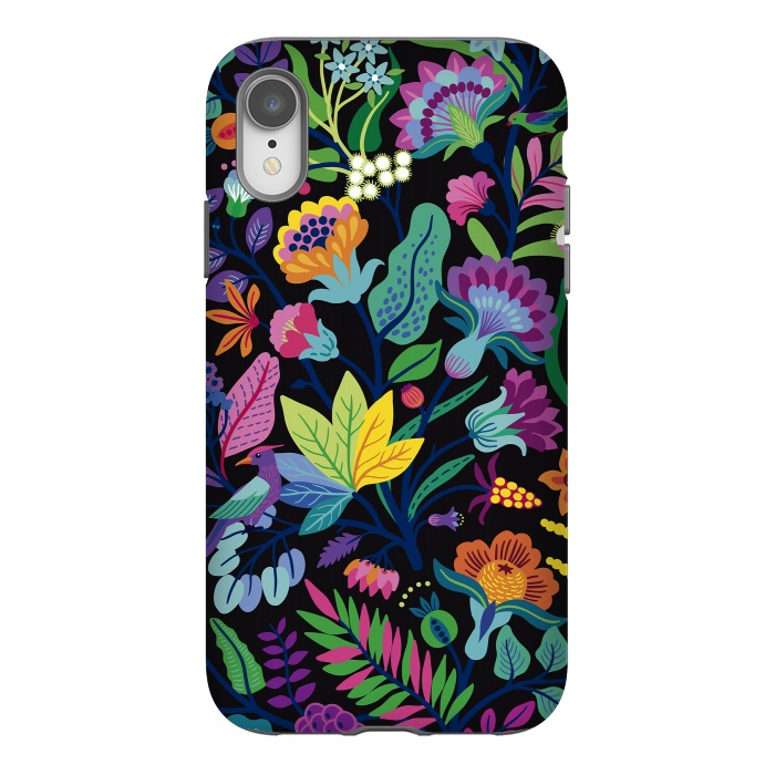 iPhone Xr StrongFit Flowers Bright Colors by ArtsCase