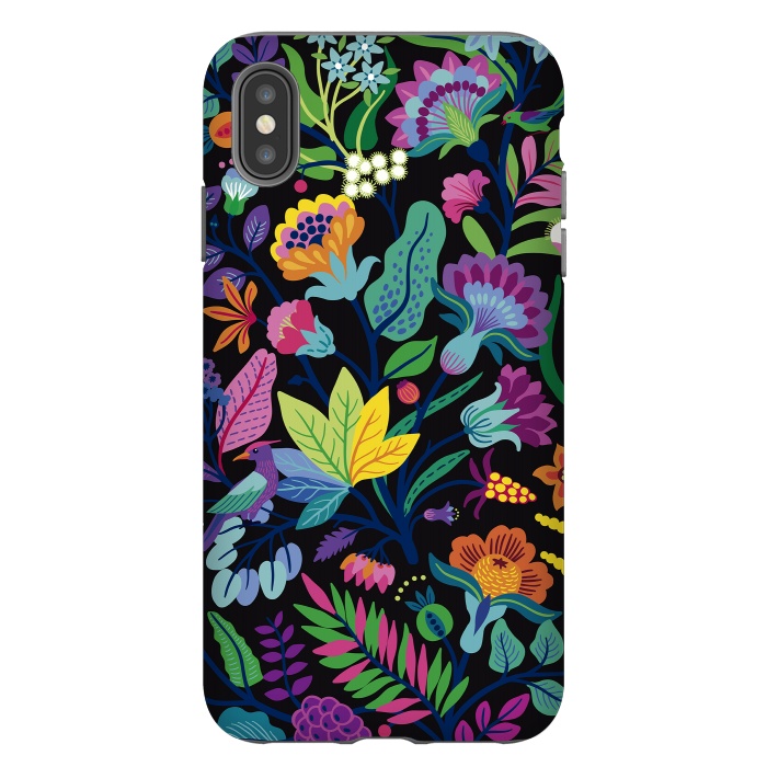 iPhone Xs Max StrongFit Flowers Bright Colors by ArtsCase