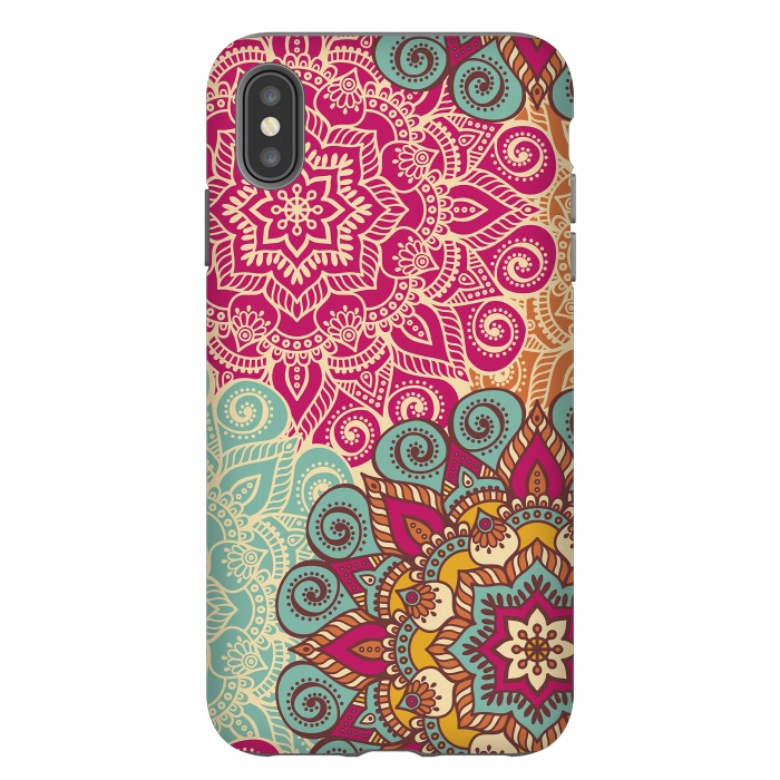 iPhone Xs Max StrongFit Happy Flower Mandalas  by ArtsCase