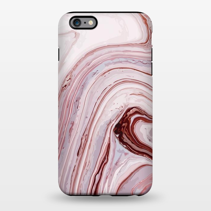 iPhone 6/6s plus StrongFit Liquid Pink Marble by ArtsCase