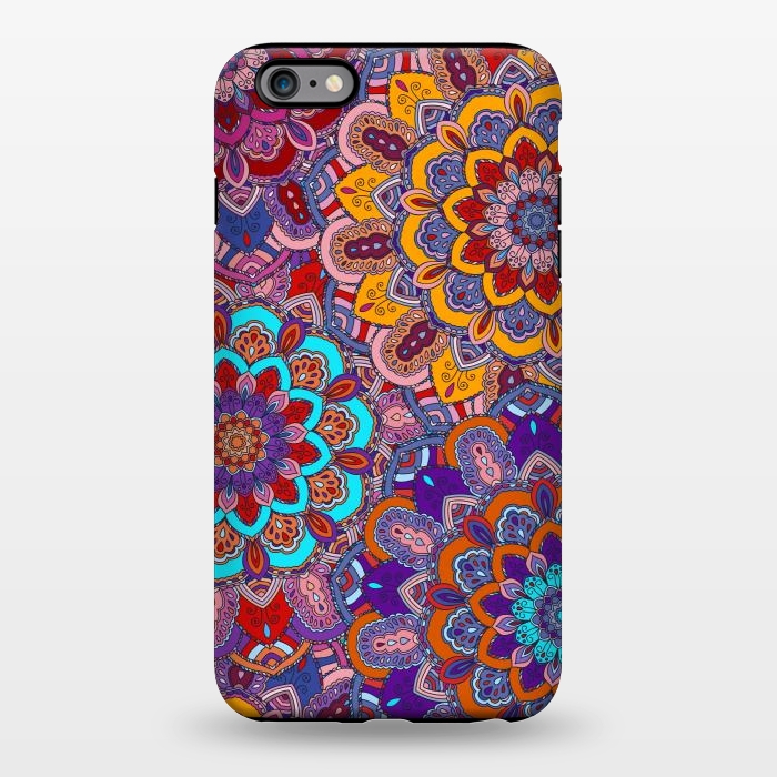 iPhone 6/6s plus StrongFit Mandalas In Colors Earth  by ArtsCase