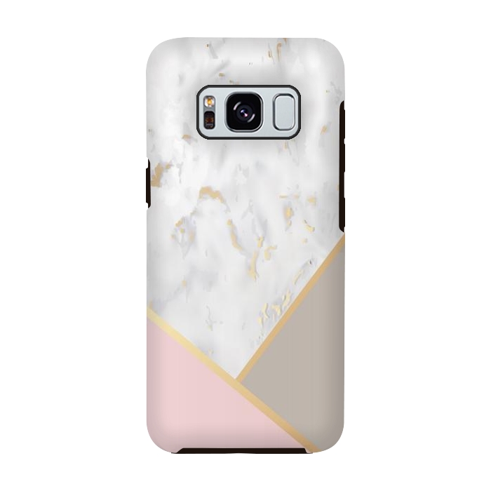 Galaxy S8 StrongFit Marble Geometry 0011 by ArtsCase