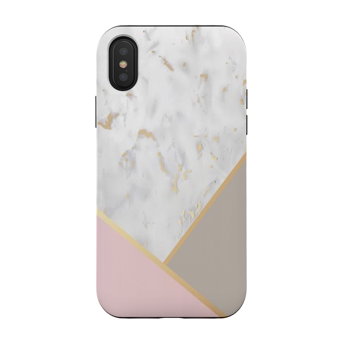 iPhone Xs / X StrongFit Marble Geometry 0011 by ArtsCase