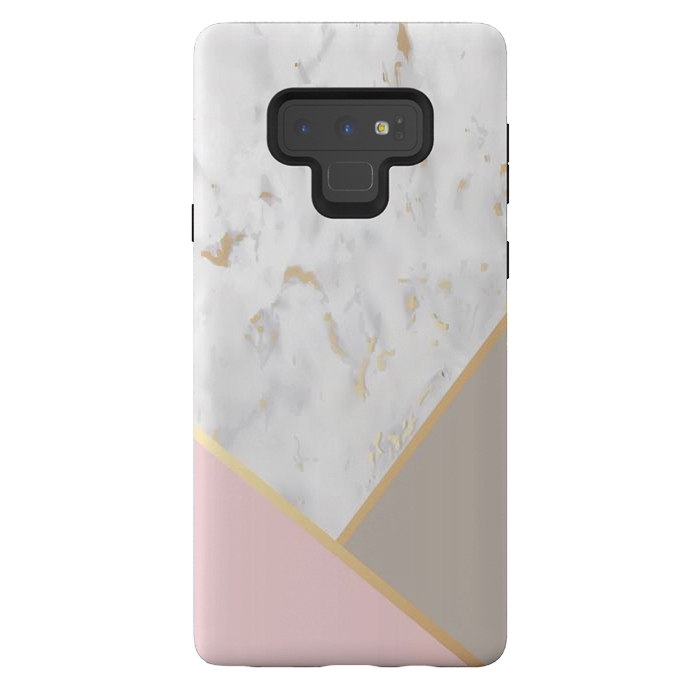 Galaxy Note 9 StrongFit Marble Geometry 0011 by ArtsCase