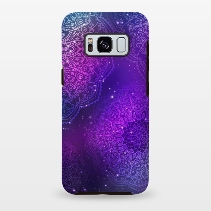 Galaxy S8 plus StrongFit Modern Purple Mandala Pattern    by ArtsCase