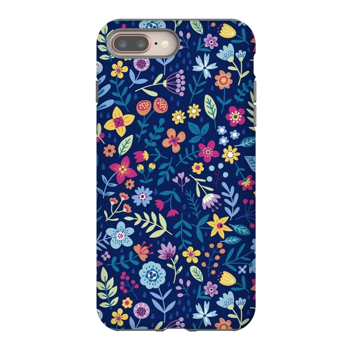 iPhone 7 plus StrongFit Multicolor Beautiful Flowers  by ArtsCase