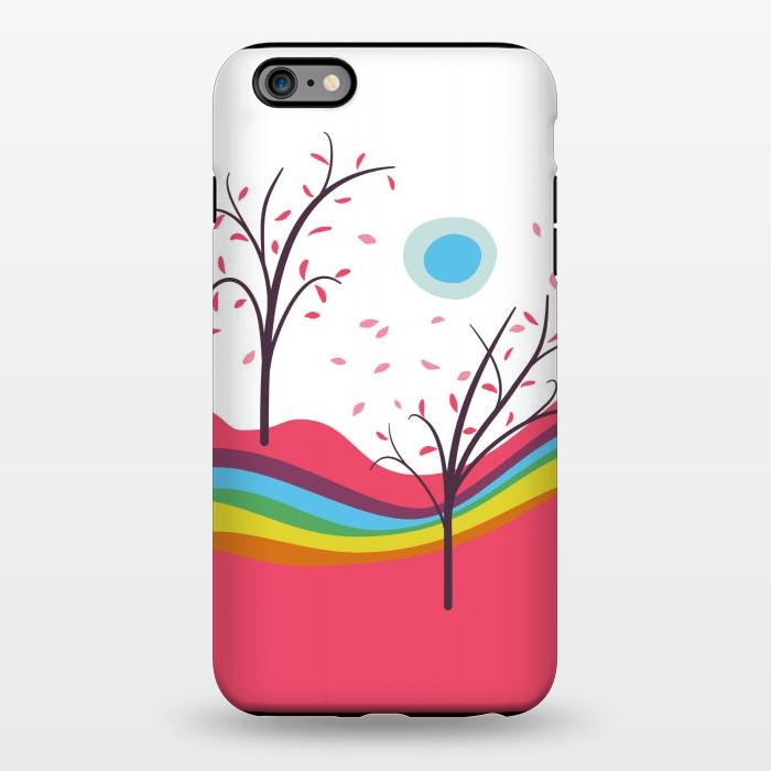 iPhone 6/6s plus StrongFit Dreamscape - Pink Autumn On Alien Planet by Boriana Giormova