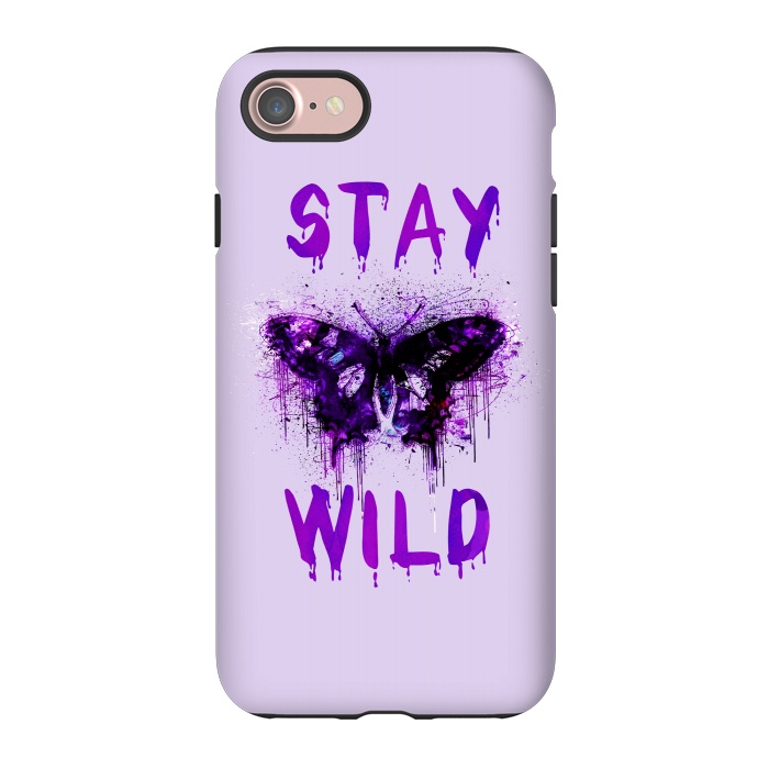 iPhone 7 StrongFit Stay Wild Butterfly by Andrea Haase
