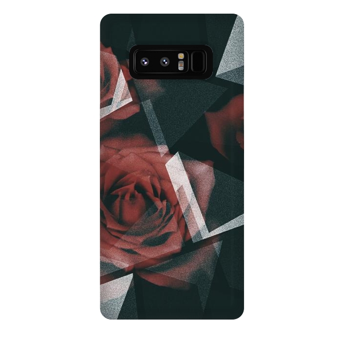 Galaxy Note 8 StrongFit Red roses by Jms
