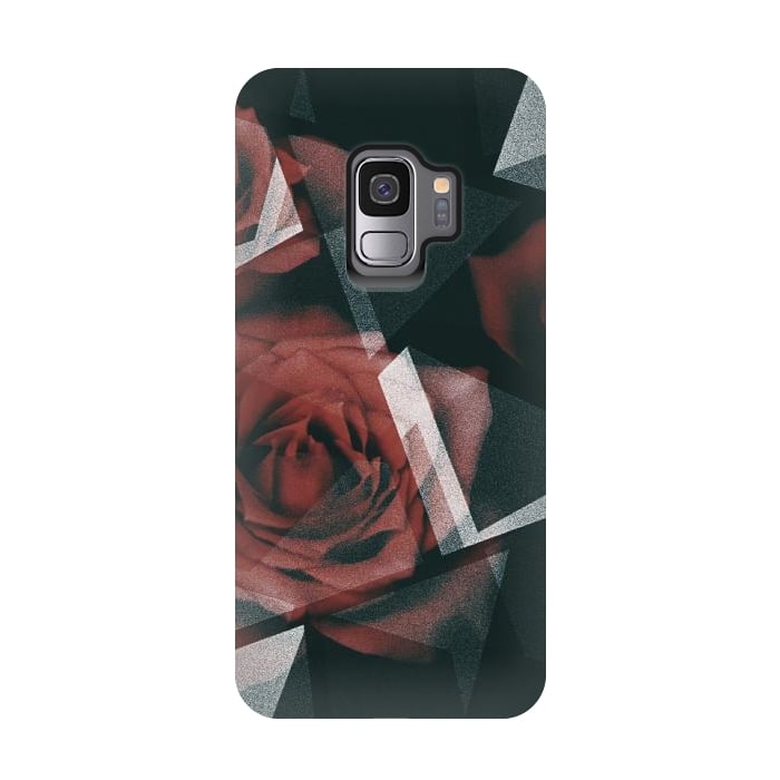 Galaxy S9 StrongFit Red roses by Jms
