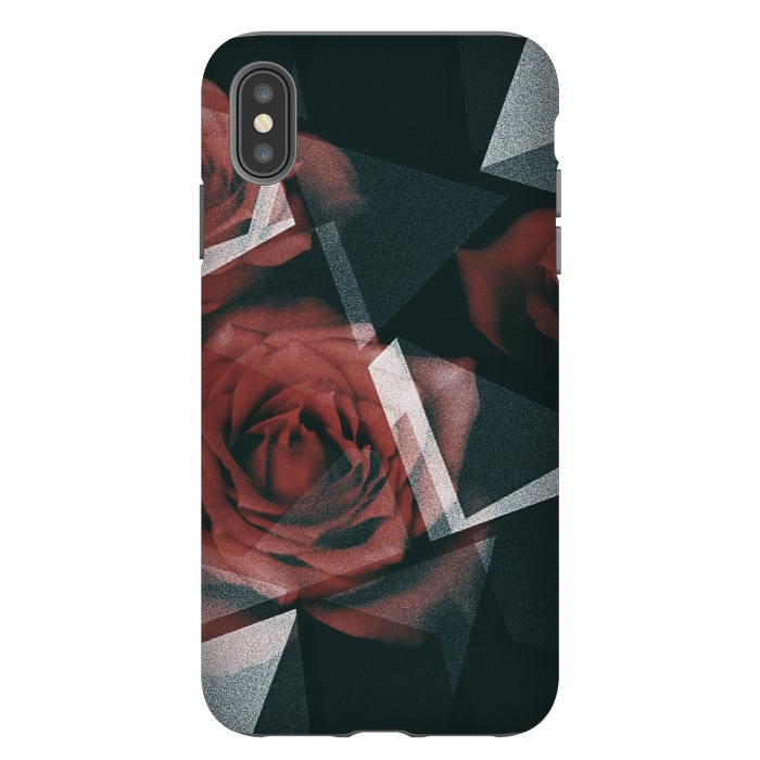 iPhone Xs Max StrongFit Red roses by Jms