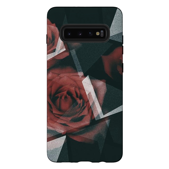 Galaxy S10 plus StrongFit Red roses by Jms