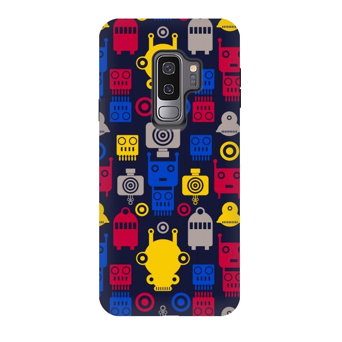 Galaxy S9 plus StrongFit colorful robots by TMSarts