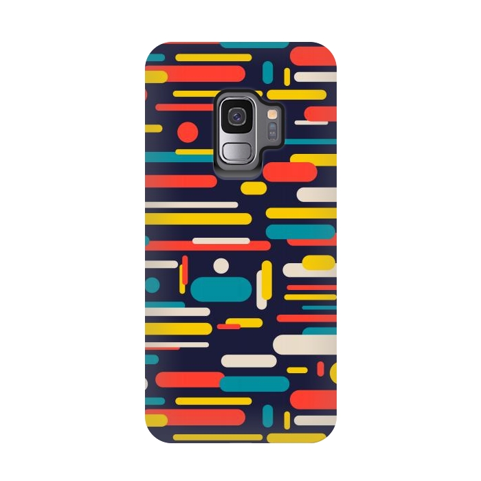 Galaxy S9 StrongFit colorful rounded rectangle by TMSarts