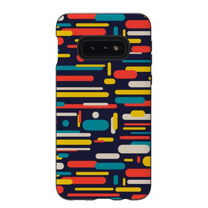 Galaxy S10e StrongFit colorful rounded rectangle by TMSarts
