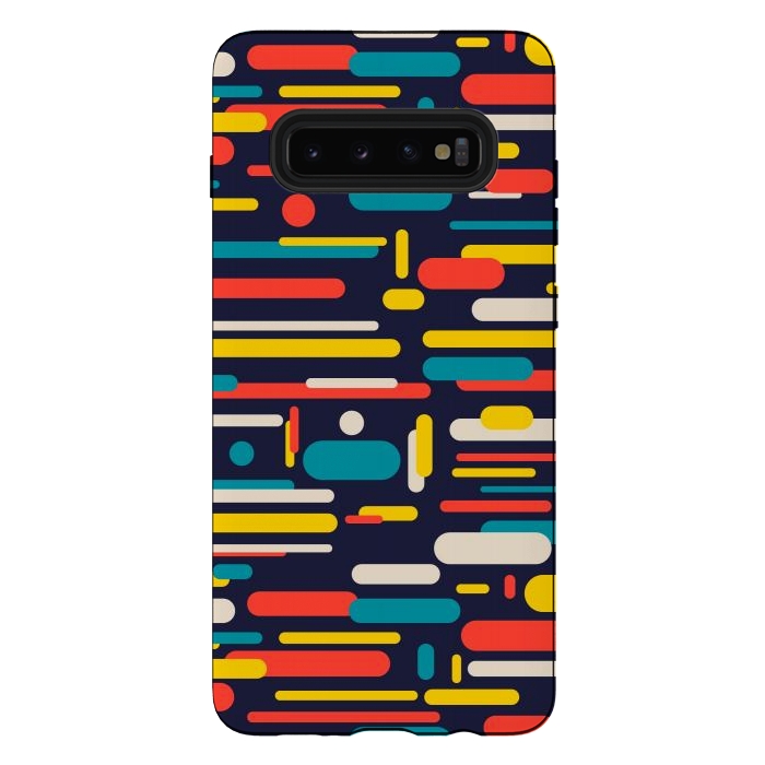 Galaxy S10 plus StrongFit colorful rounded rectangle by TMSarts