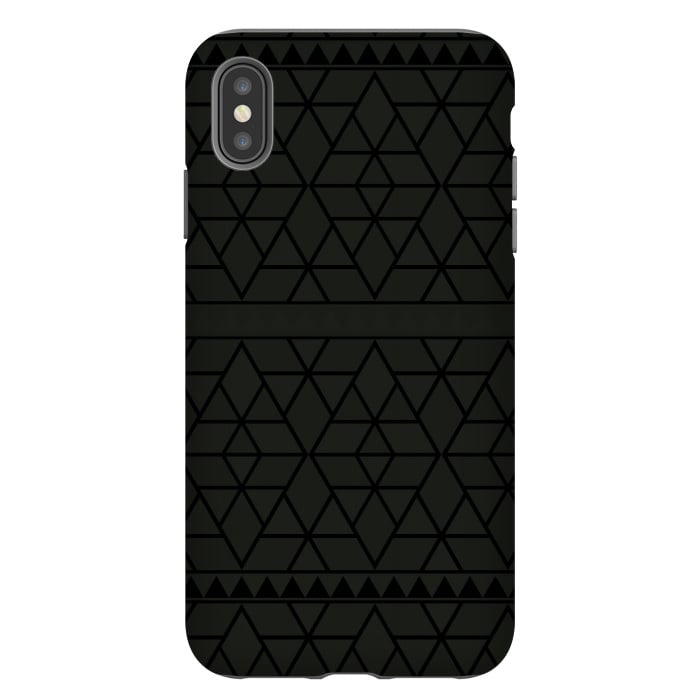iPhone Xs Max StrongFit dark triangle by TMSarts