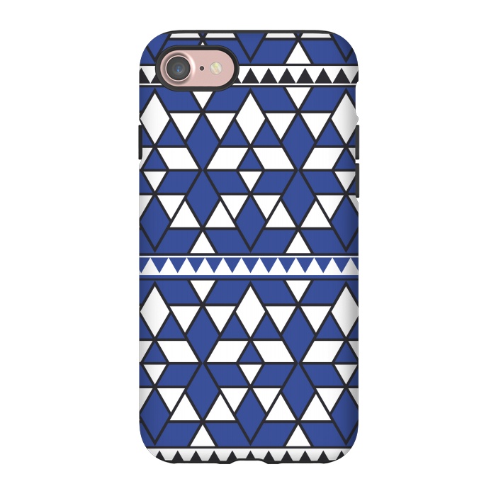 iPhone 7 StrongFit blue triangle by TMSarts