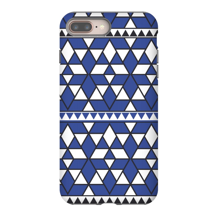 iPhone 7 plus StrongFit blue triangle by TMSarts