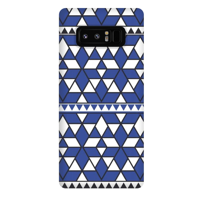 Galaxy Note 8 StrongFit blue triangle by TMSarts