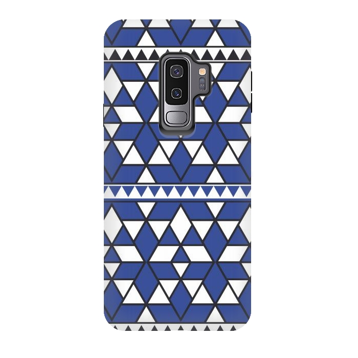Galaxy S9 plus StrongFit blue triangle by TMSarts
