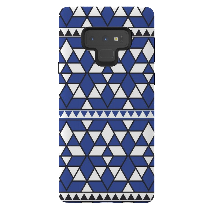 Galaxy Note 9 StrongFit blue triangle by TMSarts