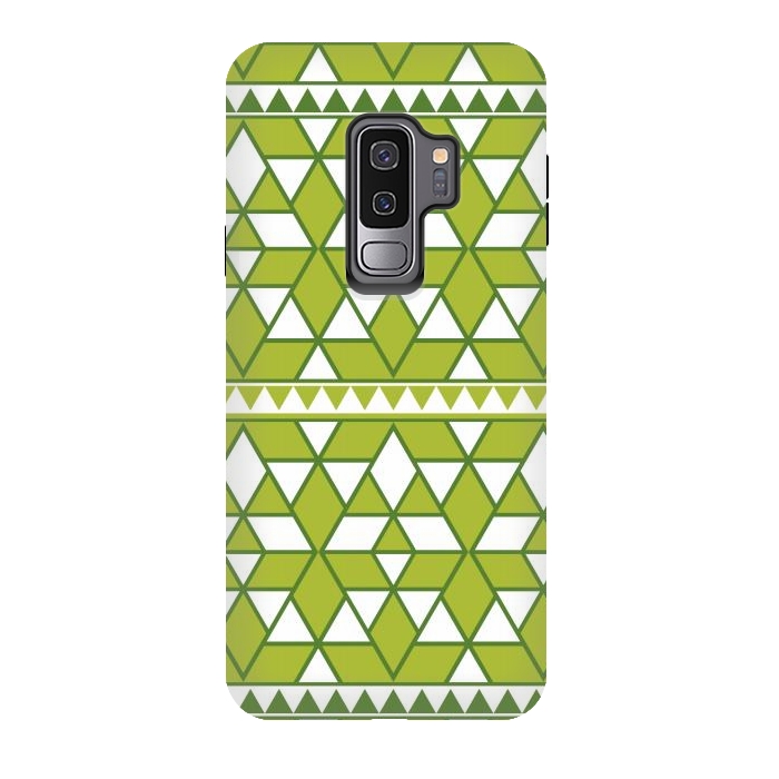 Galaxy S9 plus StrongFit green triangle by TMSarts