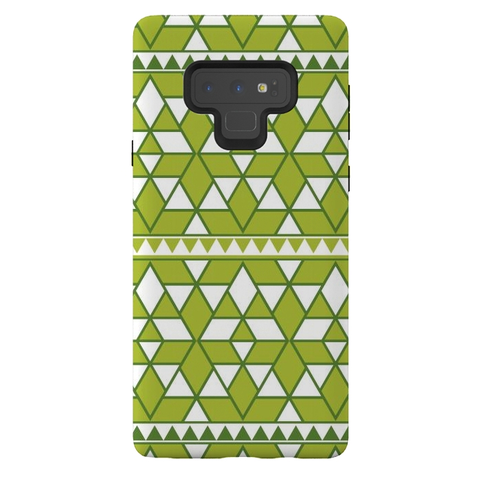 Galaxy Note 9 StrongFit green triangle by TMSarts