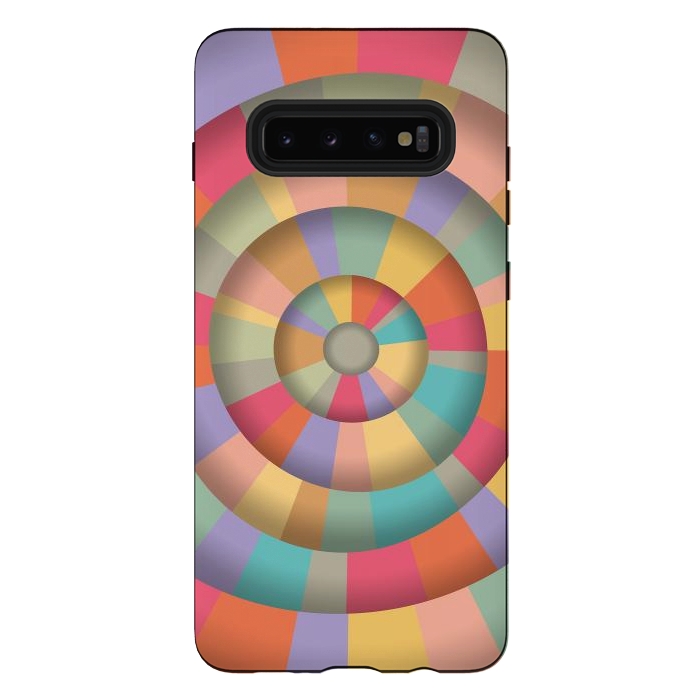 Galaxy S10 plus StrongFit Merry Go Round by Majoih