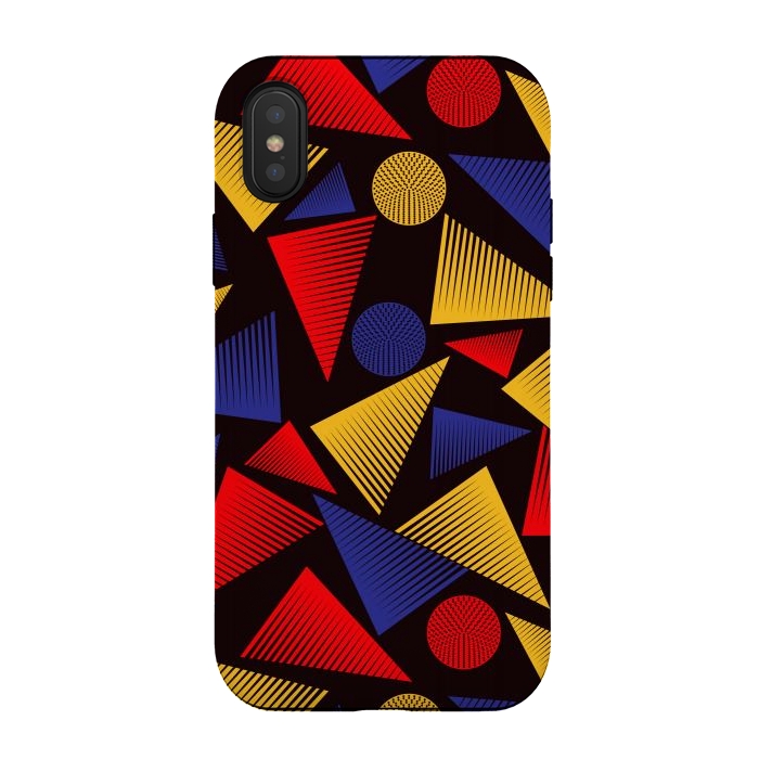 iPhone Xs / X StrongFit trendy triangle by TMSarts