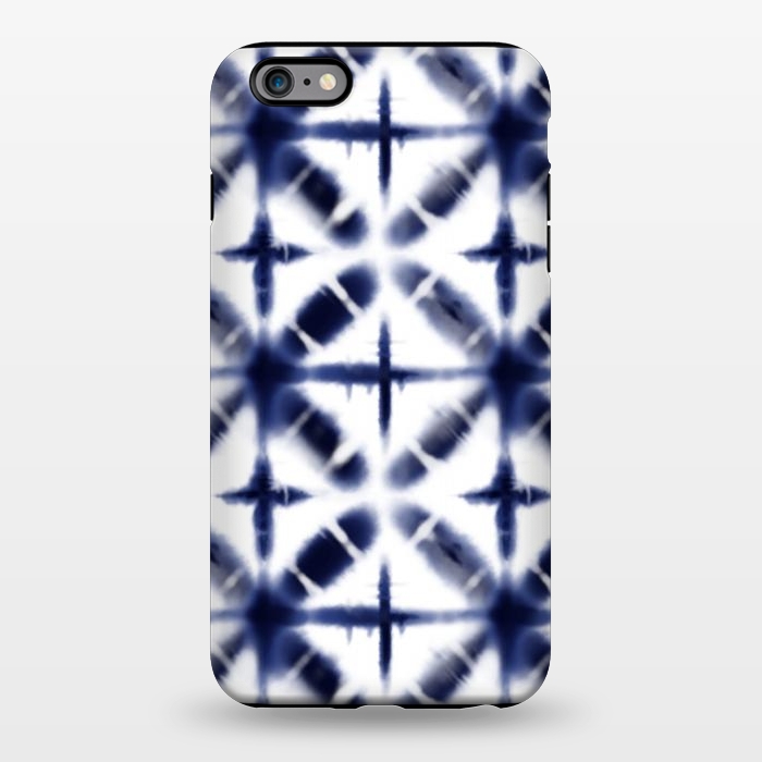 iPhone 6/6s plus StrongFit Shibori inky blues by Melissa Pedersen