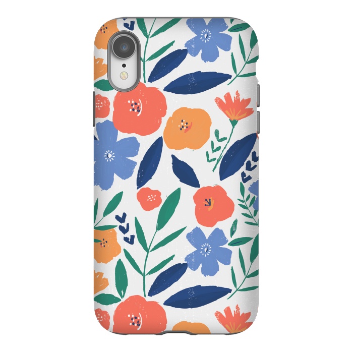 iPhone Xr StrongFit bold minimal flower pattern by lauradidthis