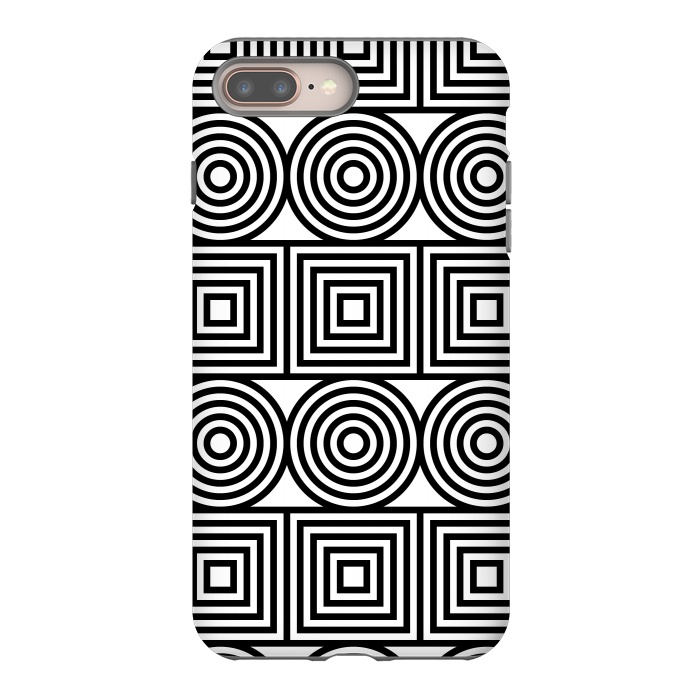 iPhone 7 plus StrongFit rounded repeat pattern by TMSarts