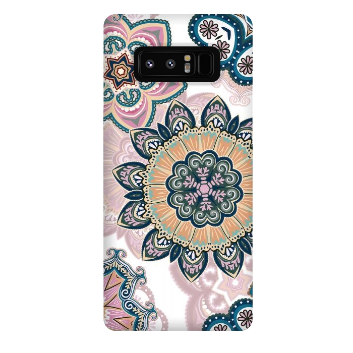 Galaxy Note 8 StrongFit Pastel Colors Mandala  by ArtsCase