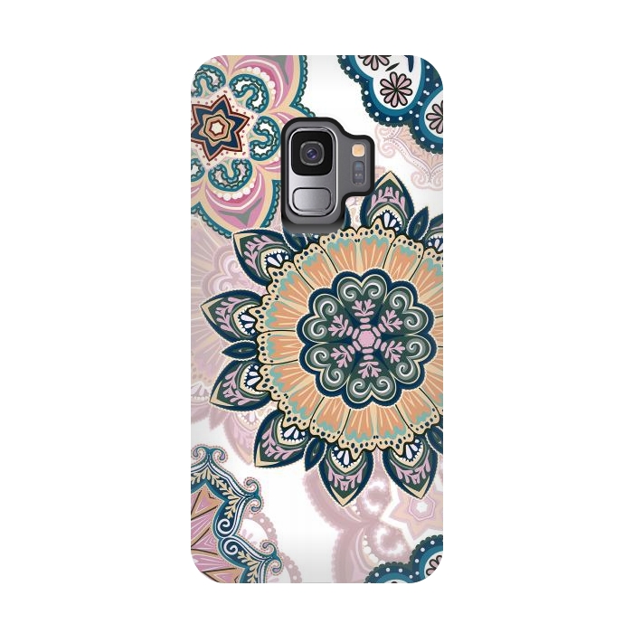 Galaxy S9 StrongFit Pastel Colors Mandala  by ArtsCase