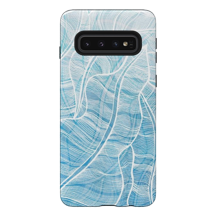 Galaxy S10 StrongFit OceanVibes  by Rose Halsey