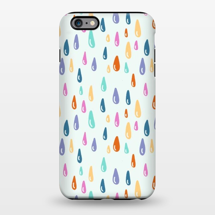 iPhone 6/6s plus StrongFit Rainbow Raindrops by Melissa Pedersen