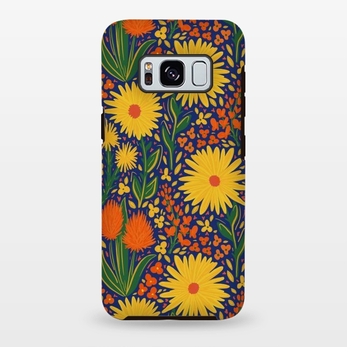 Galaxy S8 plus StrongFit Summer Wildflowers by Melissa Pedersen