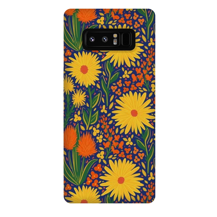 Galaxy Note 8 StrongFit Summer Wildflowers by Melissa Pedersen