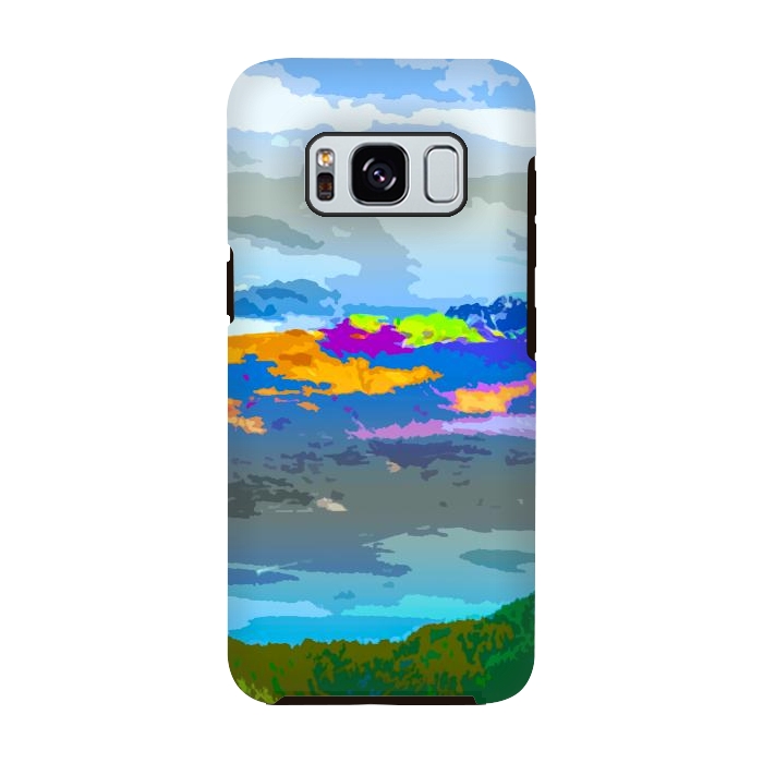 Galaxy S8 StrongFit Mountain Color by Creativeaxle