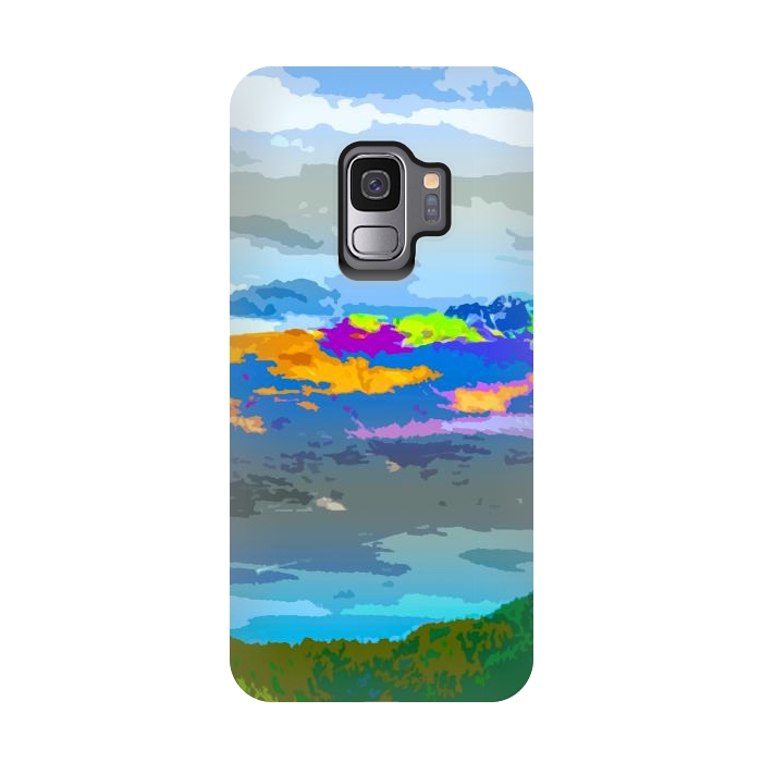 Galaxy S9 StrongFit Mountain Color by Creativeaxle